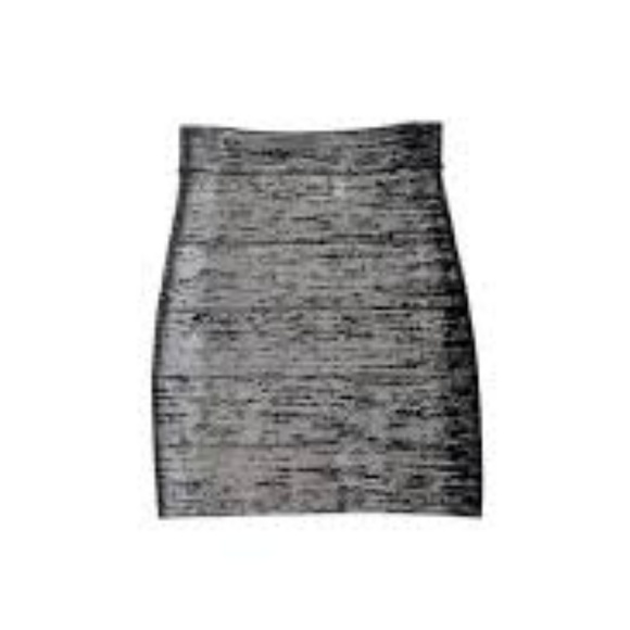 BCBG Dresses & Skirts - BCBG bandage skirt - silver BCBG Dresses & Skirts - BCBG bandage skirt - silver